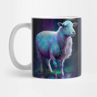 Farm Sheep Art Mug